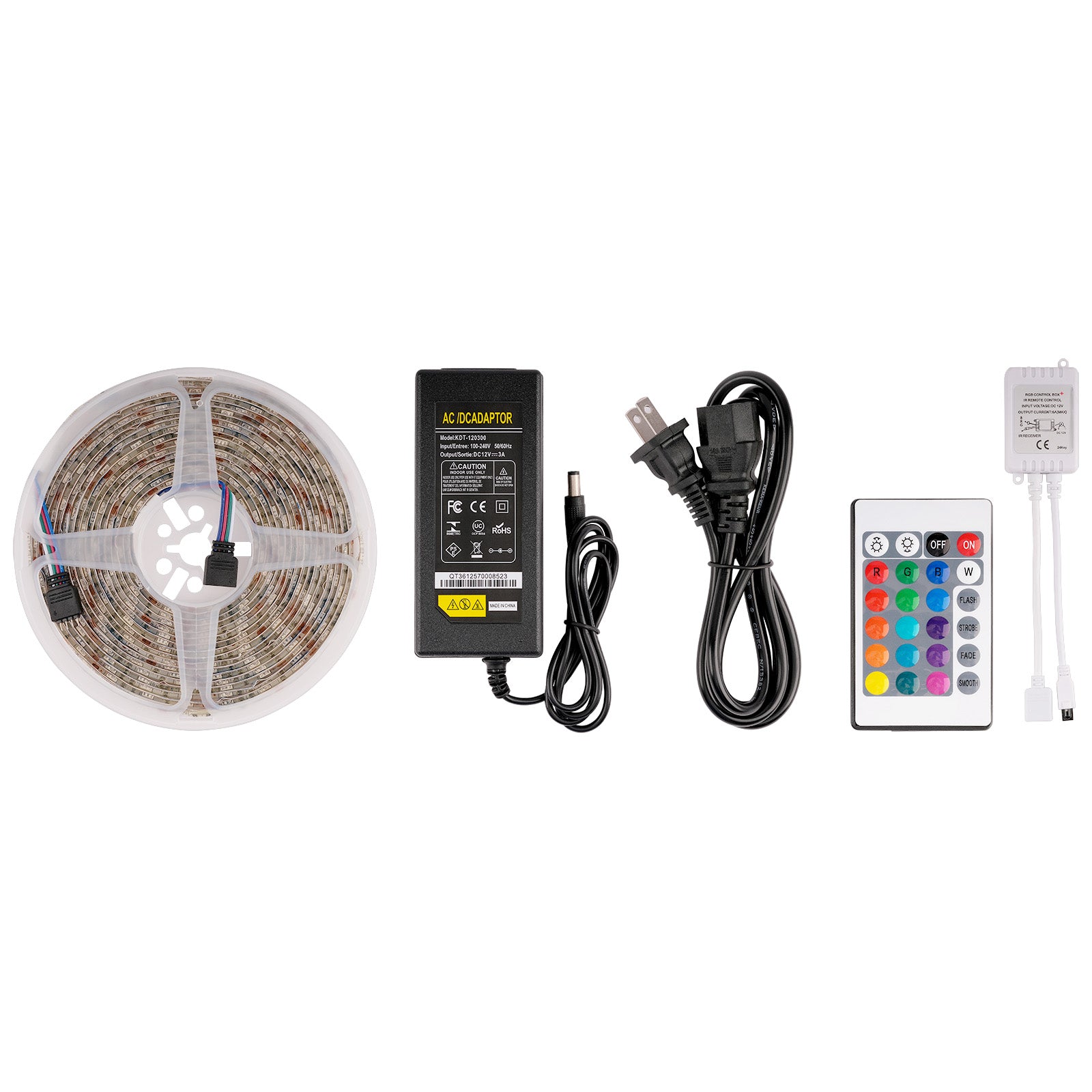 Flexible AC/DC LED Strip Kit with Remote (NL-ACKT116LM) – NipponAmerica