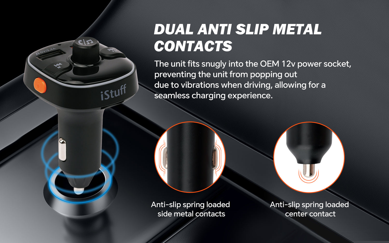 Wireless Music Stream Car Charger (NP-6000BTR)