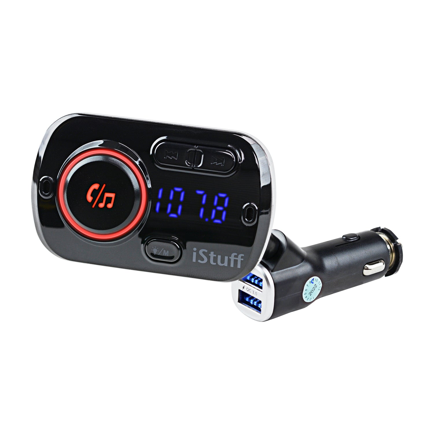 Wireless Music Stream Hands-Free Car Charger (NP-9700T2U)