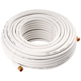100' Video Cable with "F" to "F" Screw Type Connectors (NV-214-100GW)