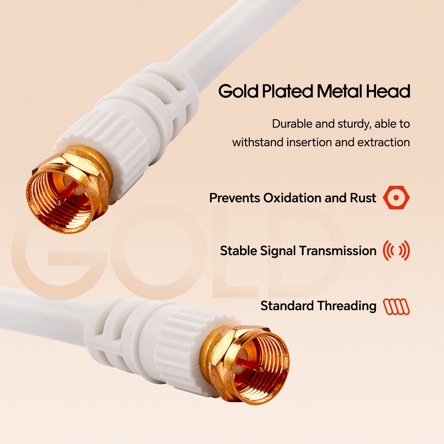 6' Video Cable with 