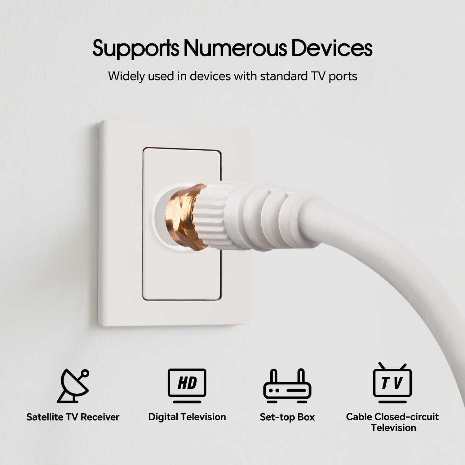 50' Video Cable with 