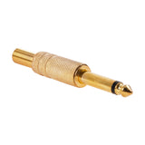1/4" Mono Plug, Gold (P-101T-G)