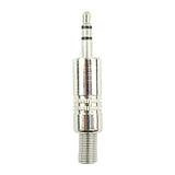 3.5mm Stereo Plug, Nickel Plated (P-106MS)