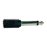 1/4” Mono Plug 3.5mm Mono Jack Adapter (P-112)