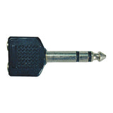 1/4” Stereo Plug to 3.5mm Stereo Double Jack (P-246)