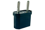 Round Pin Plug to Flat Pin Socket Adapter (P-513)