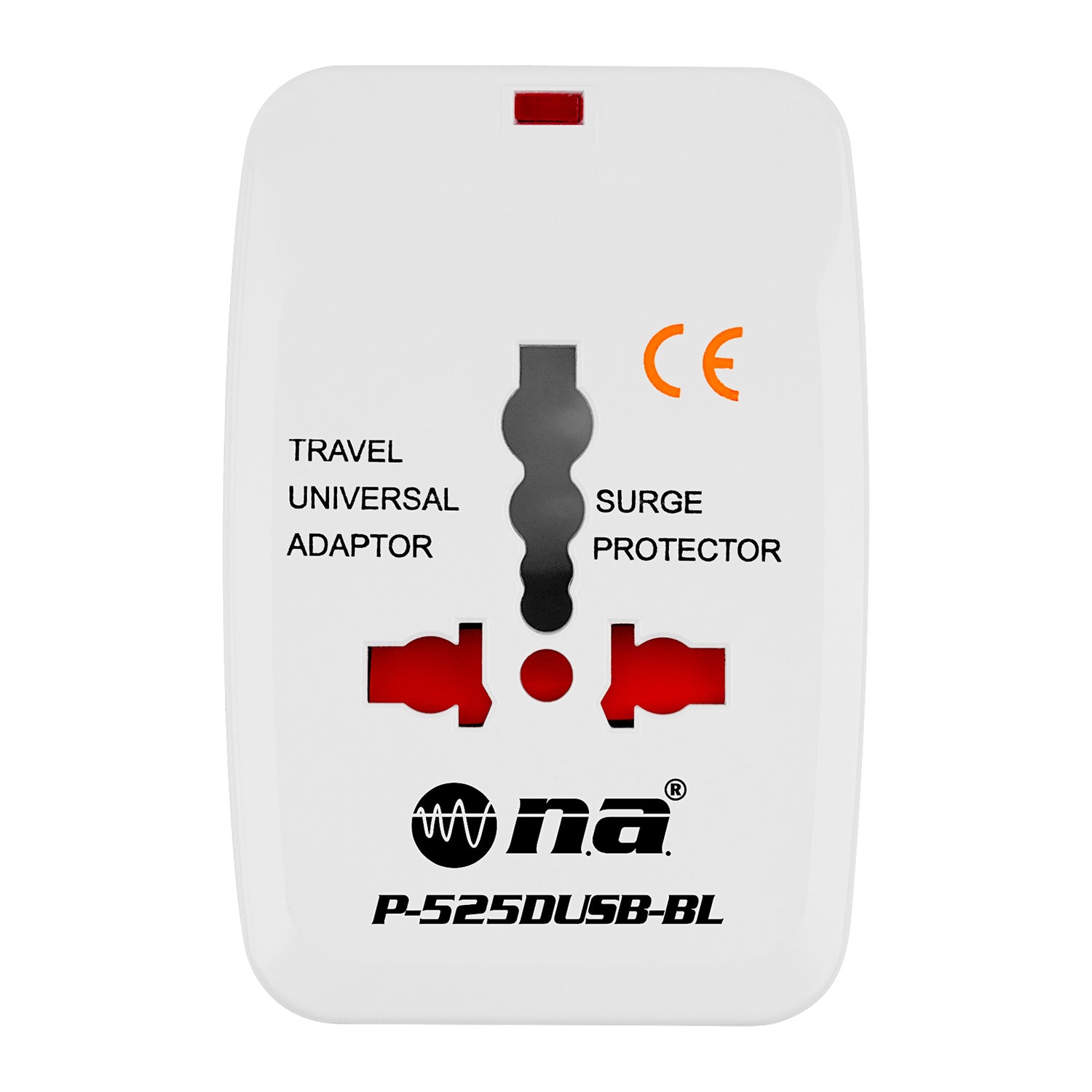 Universal Travel Adapter with USB Charger (P-525DUSB-BL)