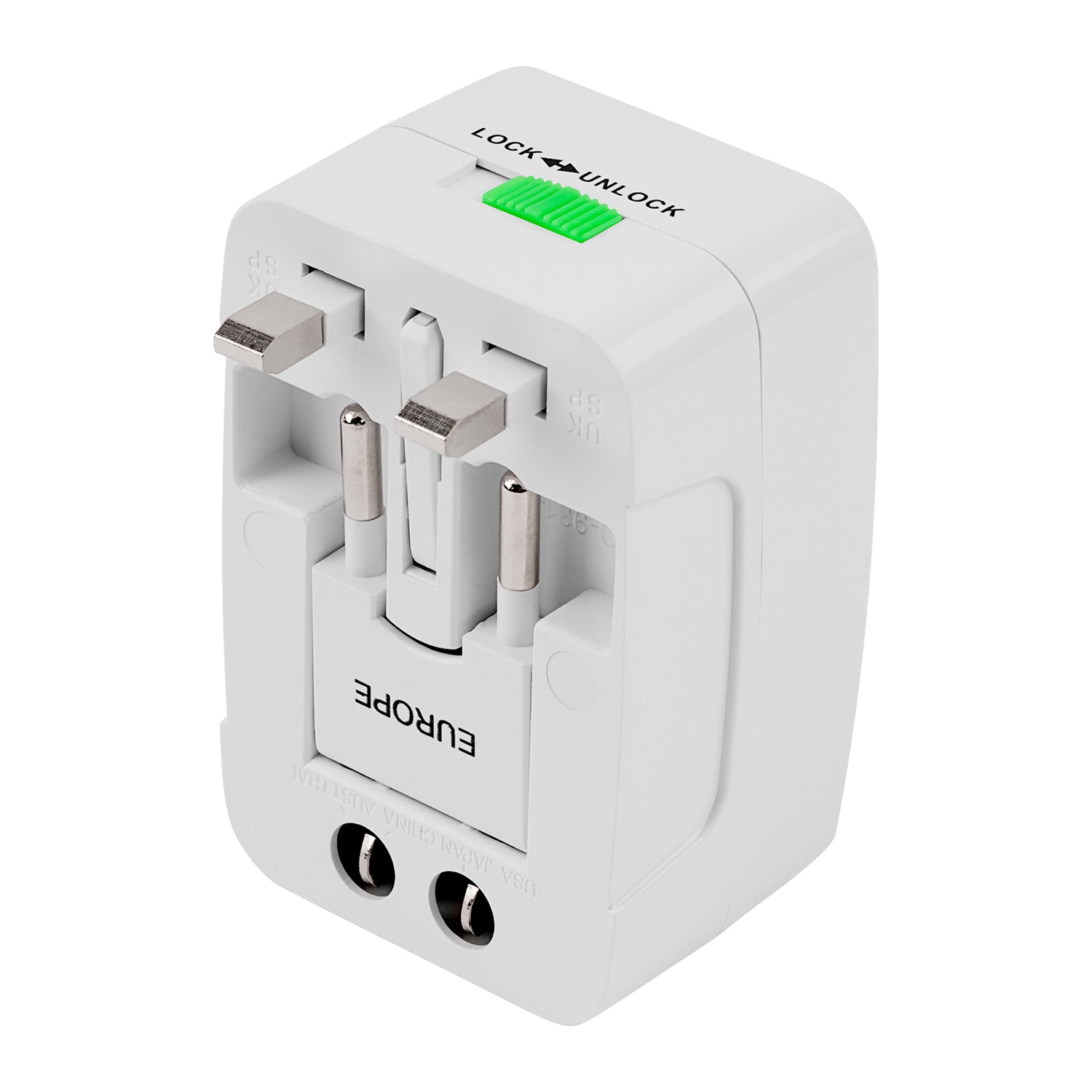Universal Travel Adapter with USB Charger (P-525DUSB-BL)