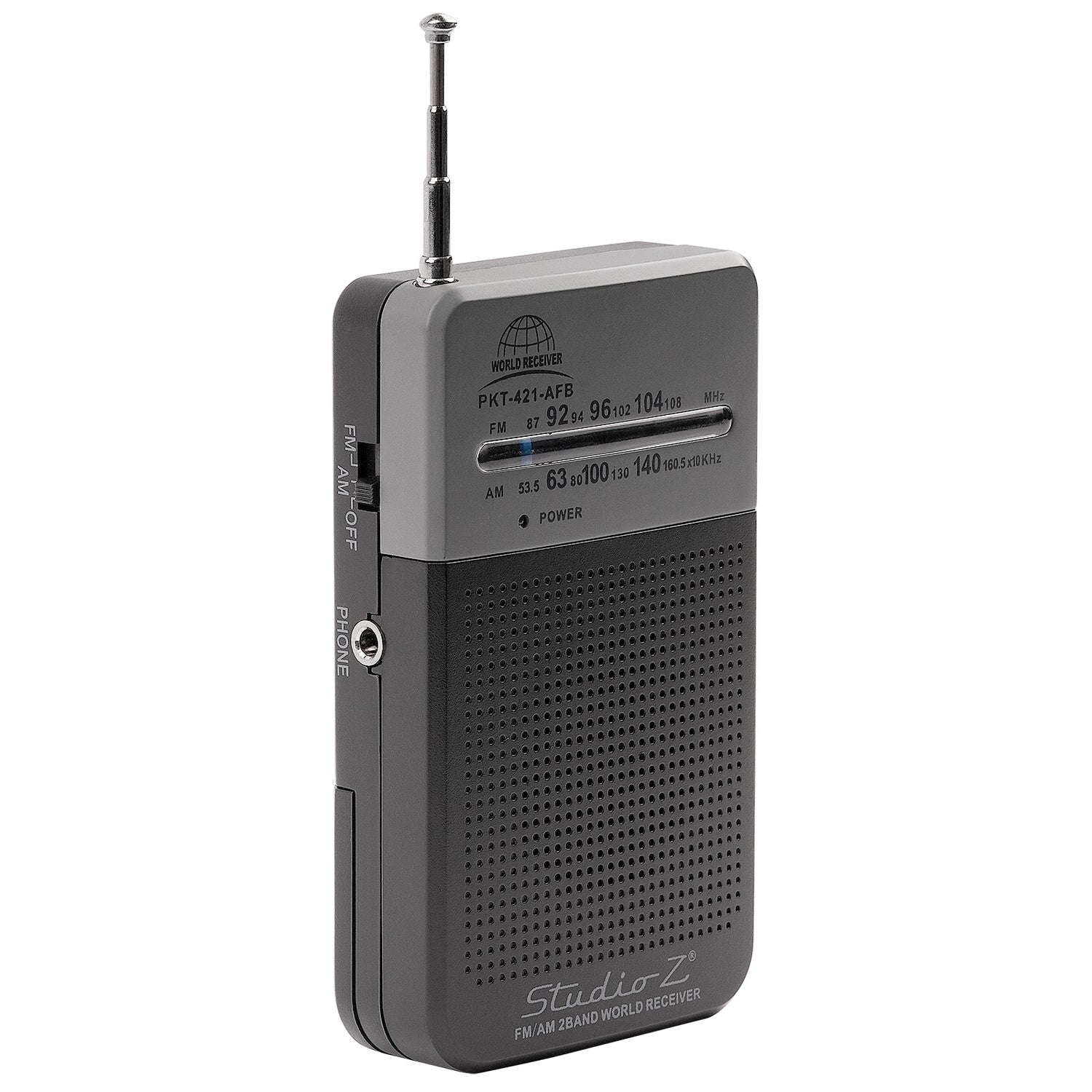 AM/FM 2 Bands World Receiver (PKT-421-AFB)