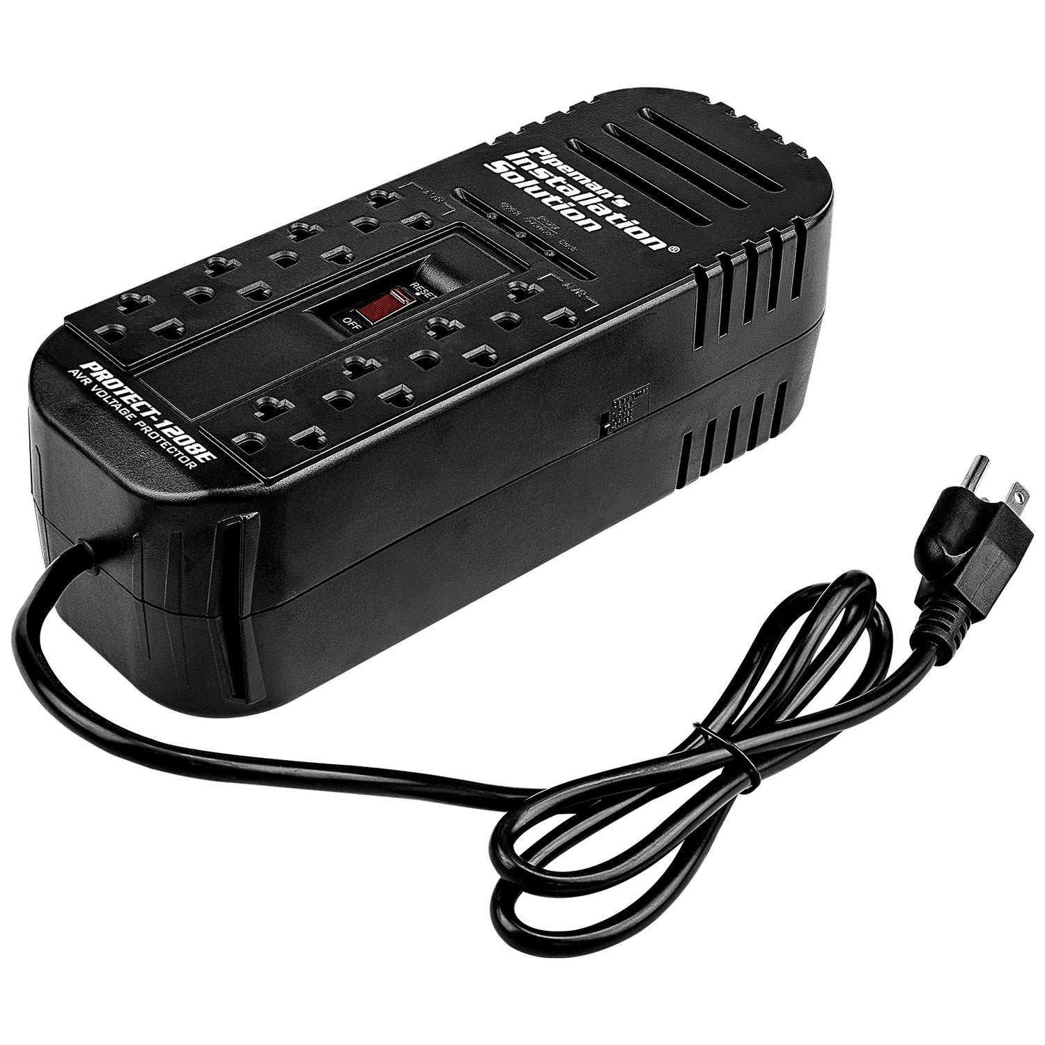 8-Outlet AVR Voltage Protector (PROTECT-1208E)