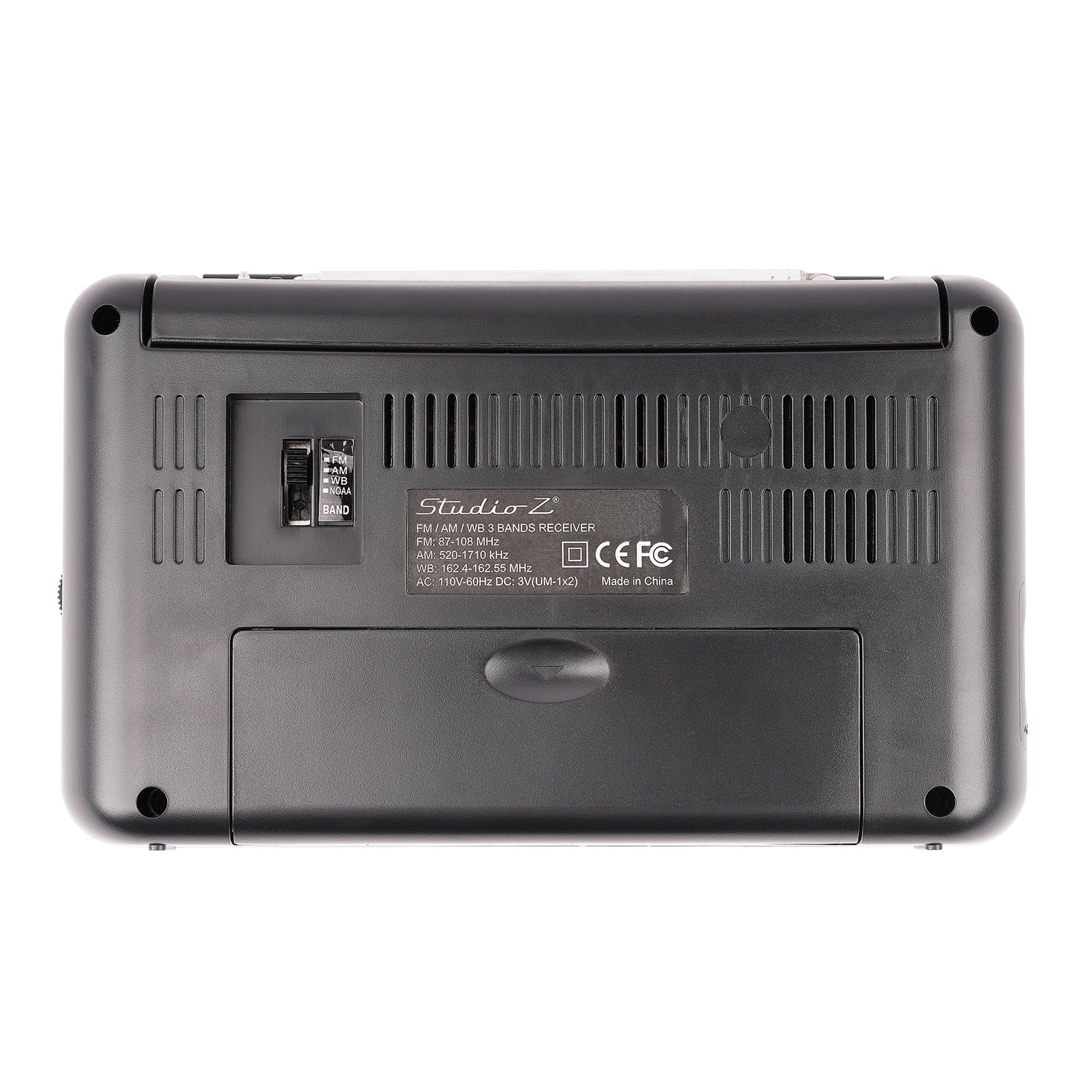 AM/FM/WB 3 Band Receiver High Sensitivity Receiver (PRT-742-WB)