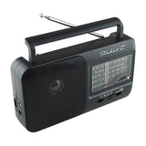 AM/FM/WB 4 Band Receiver with Wireless Music Stream (PRT-943-WBB)