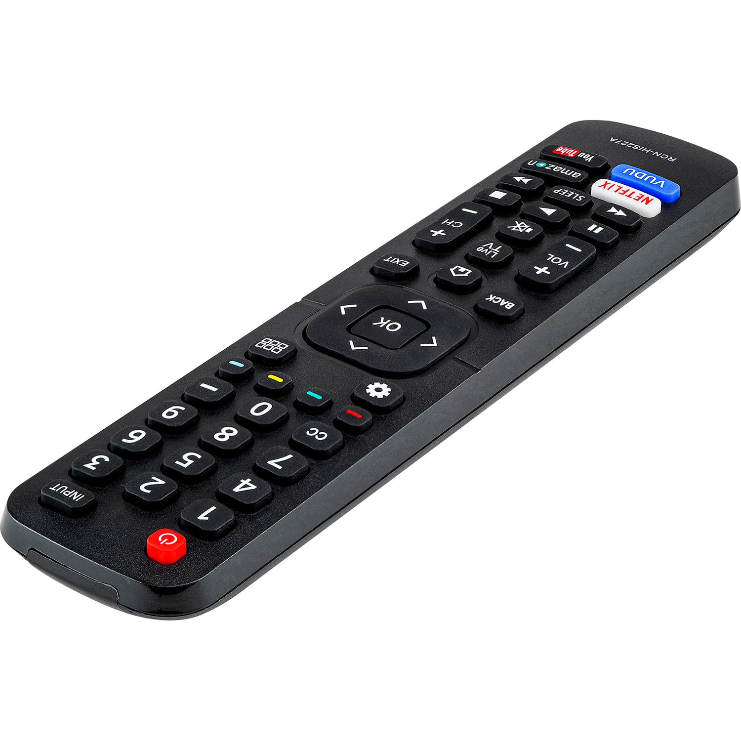 HiSense® TV Replacement Remote Control (RCN-HIS227A)