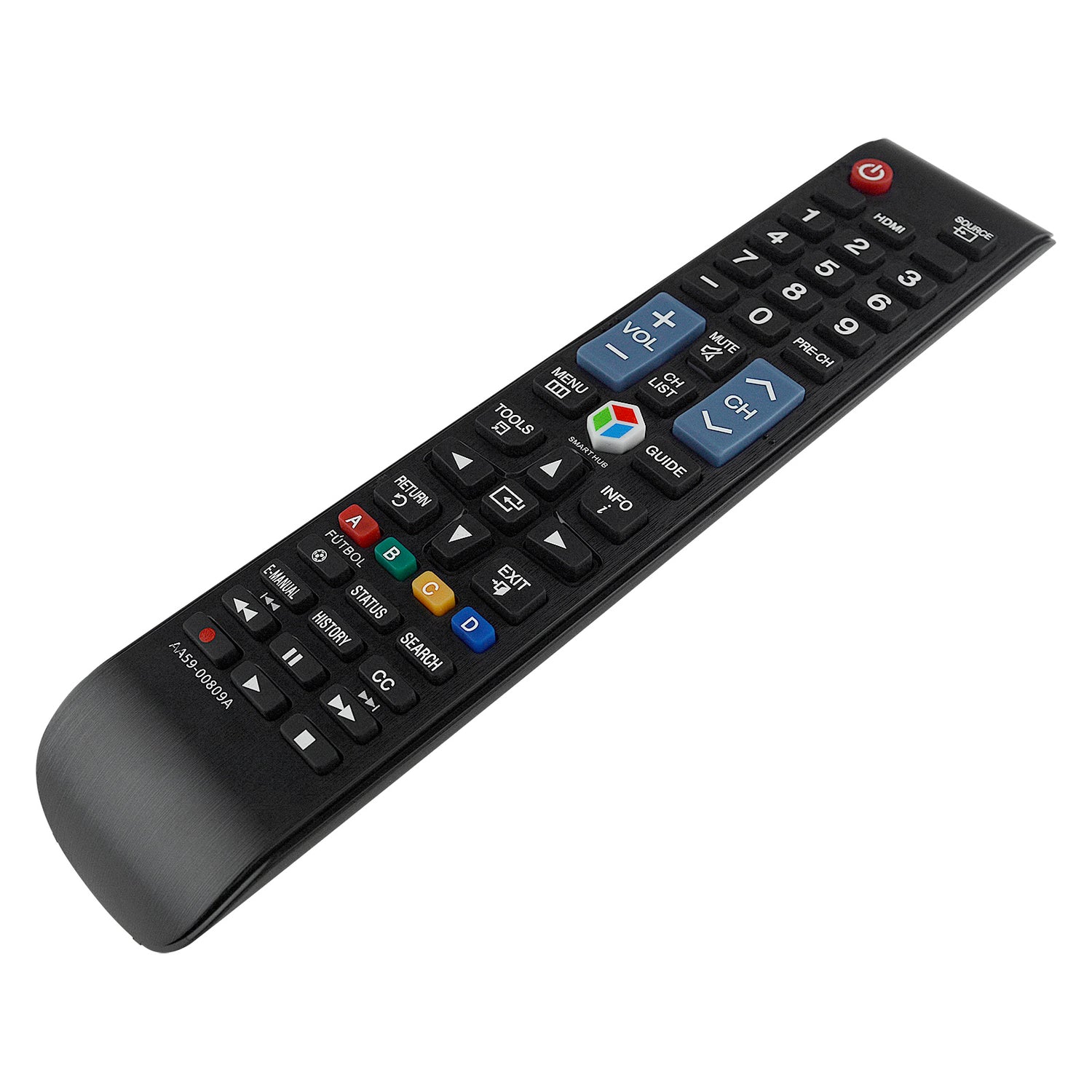 Samsung® Replacement HDTV, LCD, LED, 3D, Smart TV Remote Control (RCN-SAM809)
