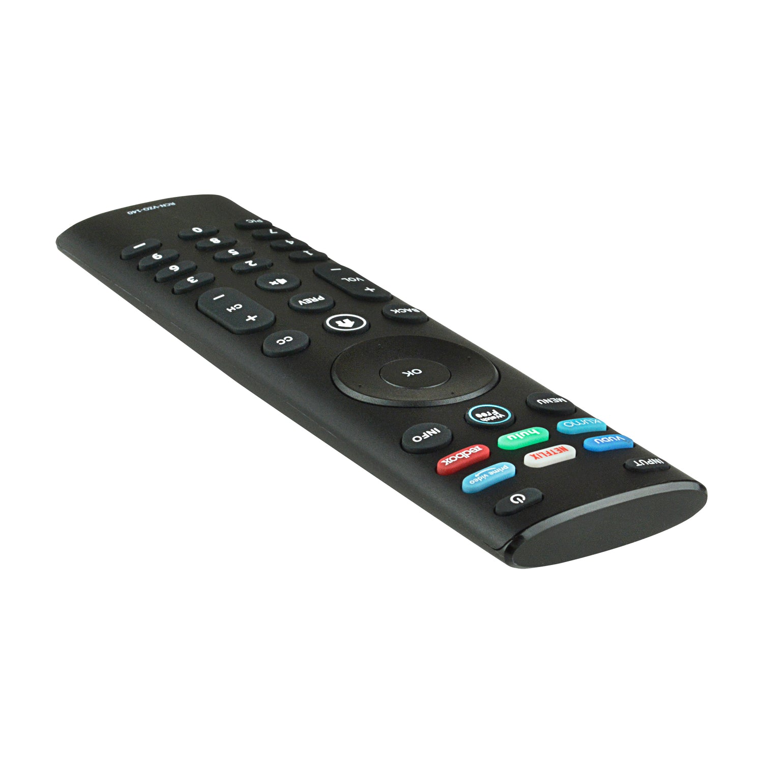 Vizio® Replacement HDTV, LCD, LED, 3D, Smart TV Remote Control (RCN-VZO-140)