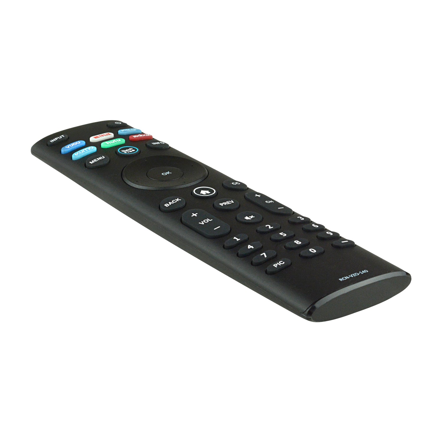 Vizio® Replacement HDTV, LCD, LED, 3D, Smart TV Remote Control (RCN-VZO-140)