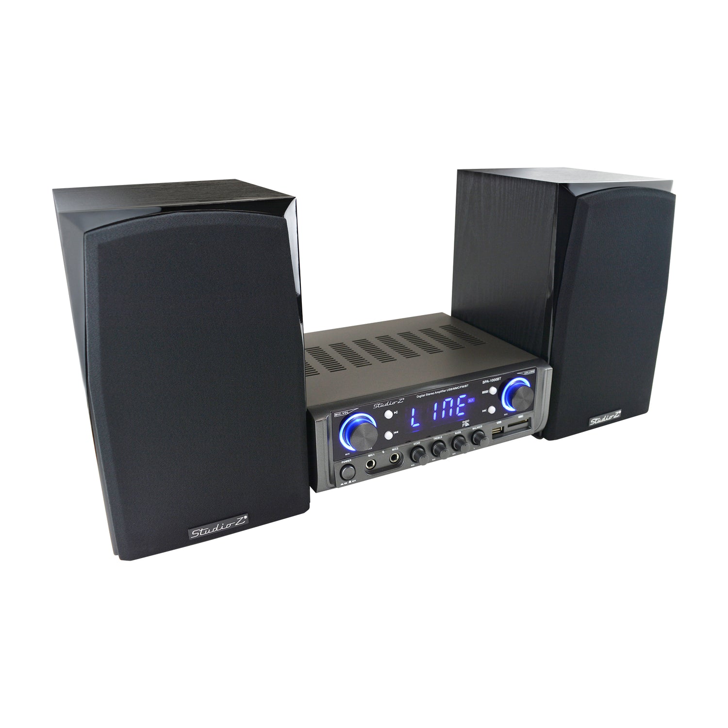 Mini Component Home Speaker System (SPA-1050CMB)