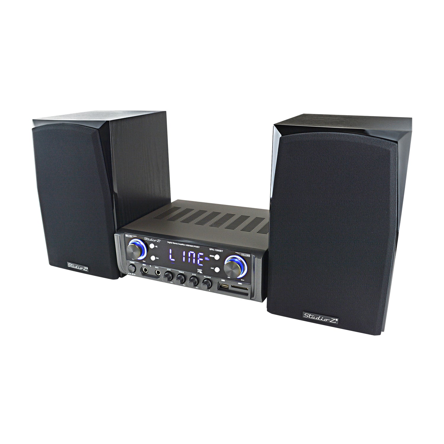 Mini Component Home Speaker System (SPA-1050CMB)