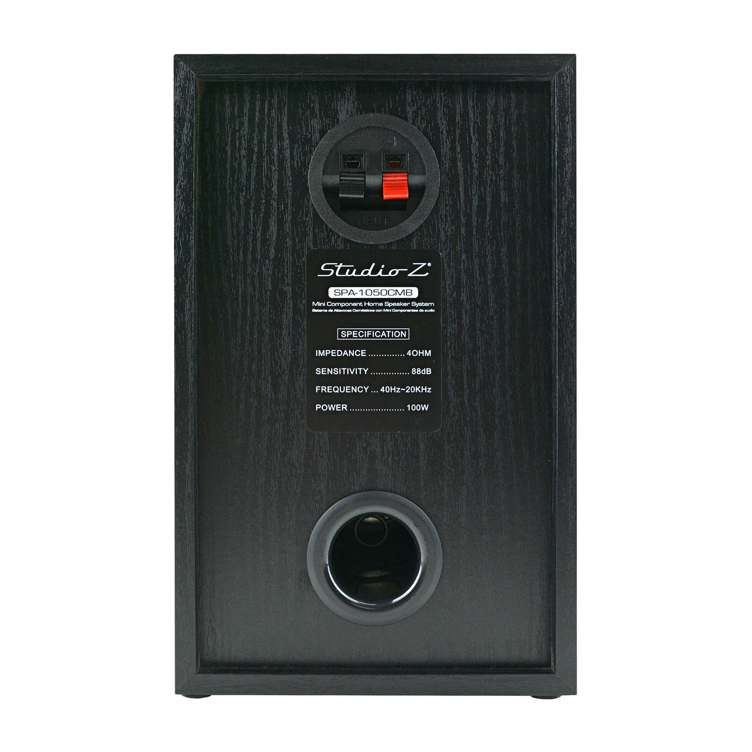 Mini Component Home Speaker System (SPA-1050CMB)