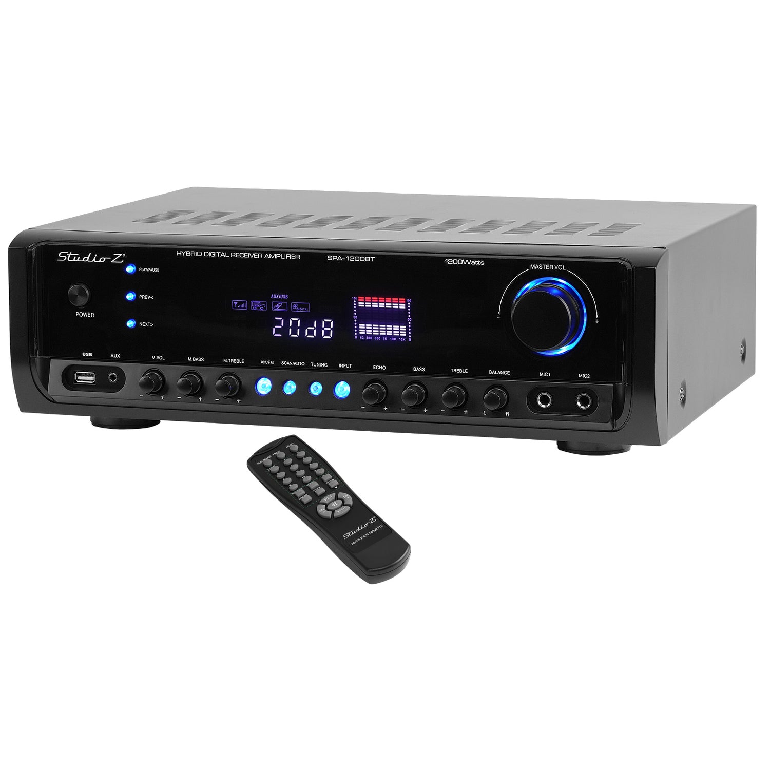 Hybrid Digital Receiver Amplifier (SPA-1200BT)