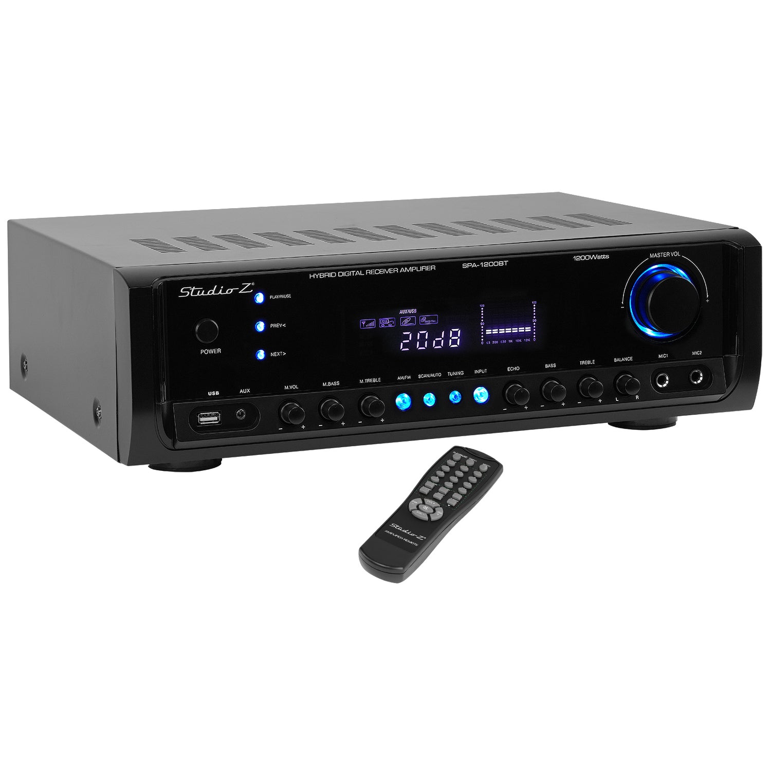 Hybrid Digital Receiver Amplifier (SPA-1200BT)