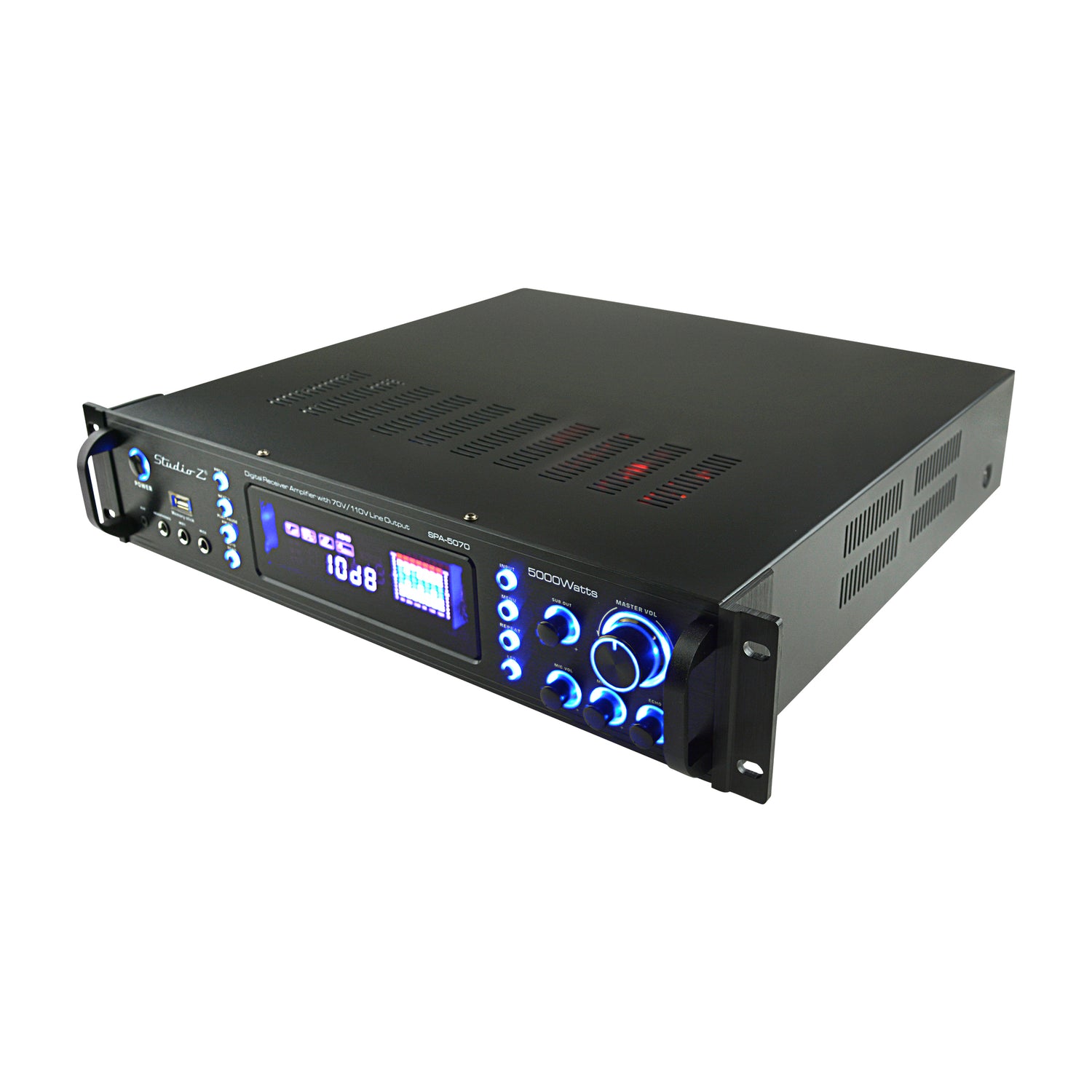 Digital Receiver P.A. Amplifier with 70V/110V Line Output (SPA-5070)