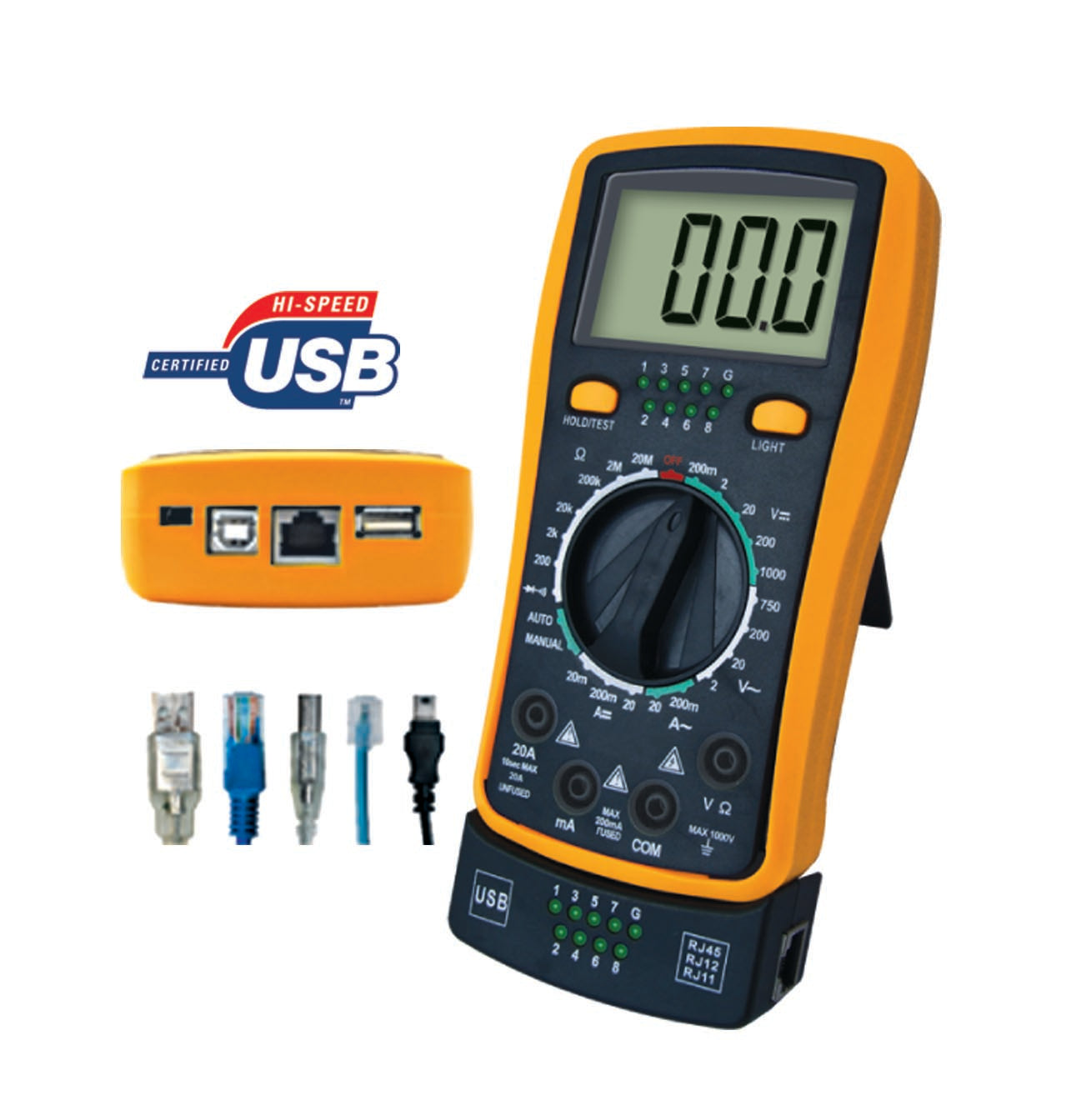 Digital Multimeter and Cable Tester (ST-4300CT)