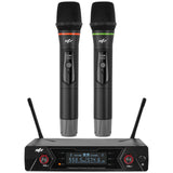 Dual Channel UHF Wireless Microphone System (STZ-W7902)