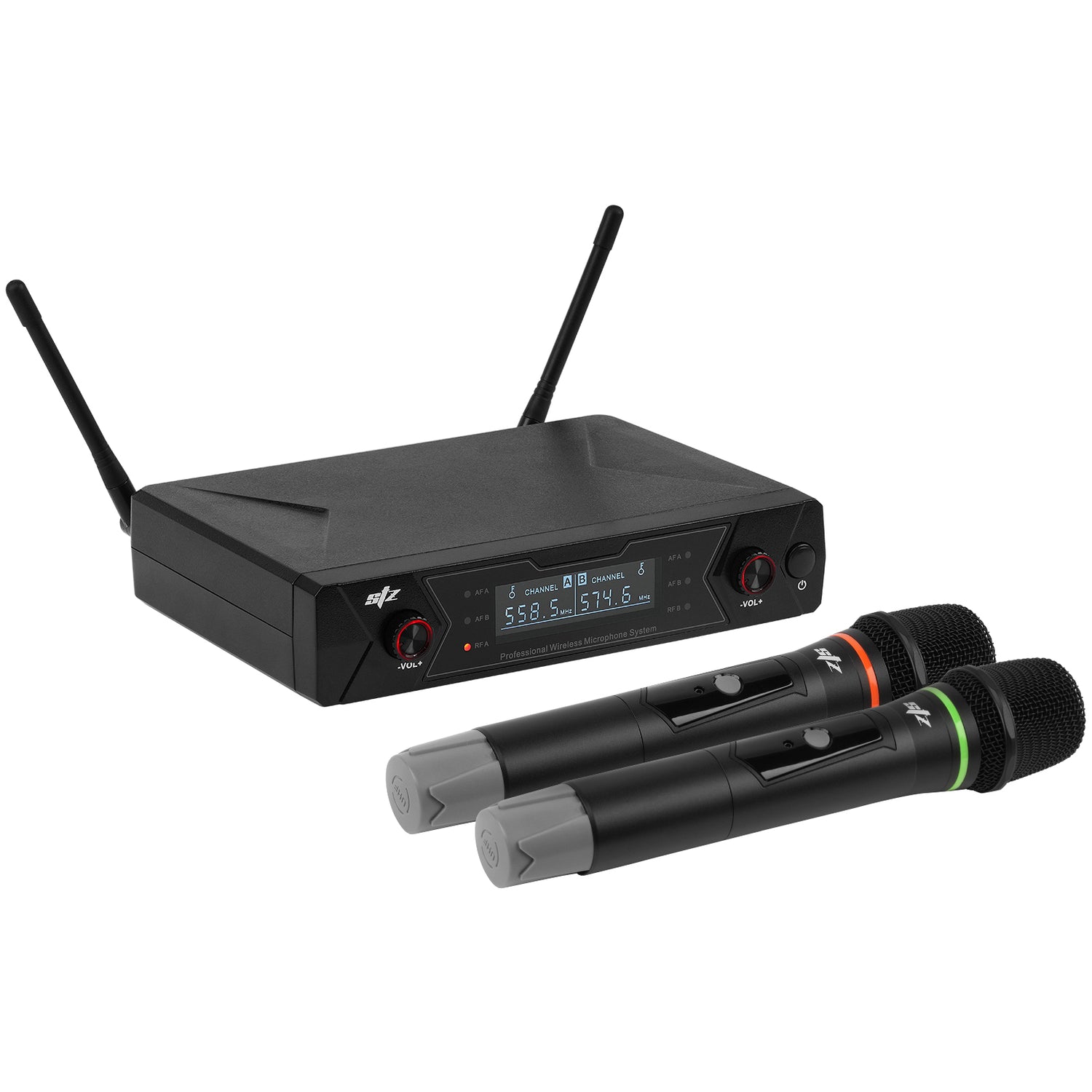 Dual Channel UHF Wireless Microphone System (STZ-W7902)