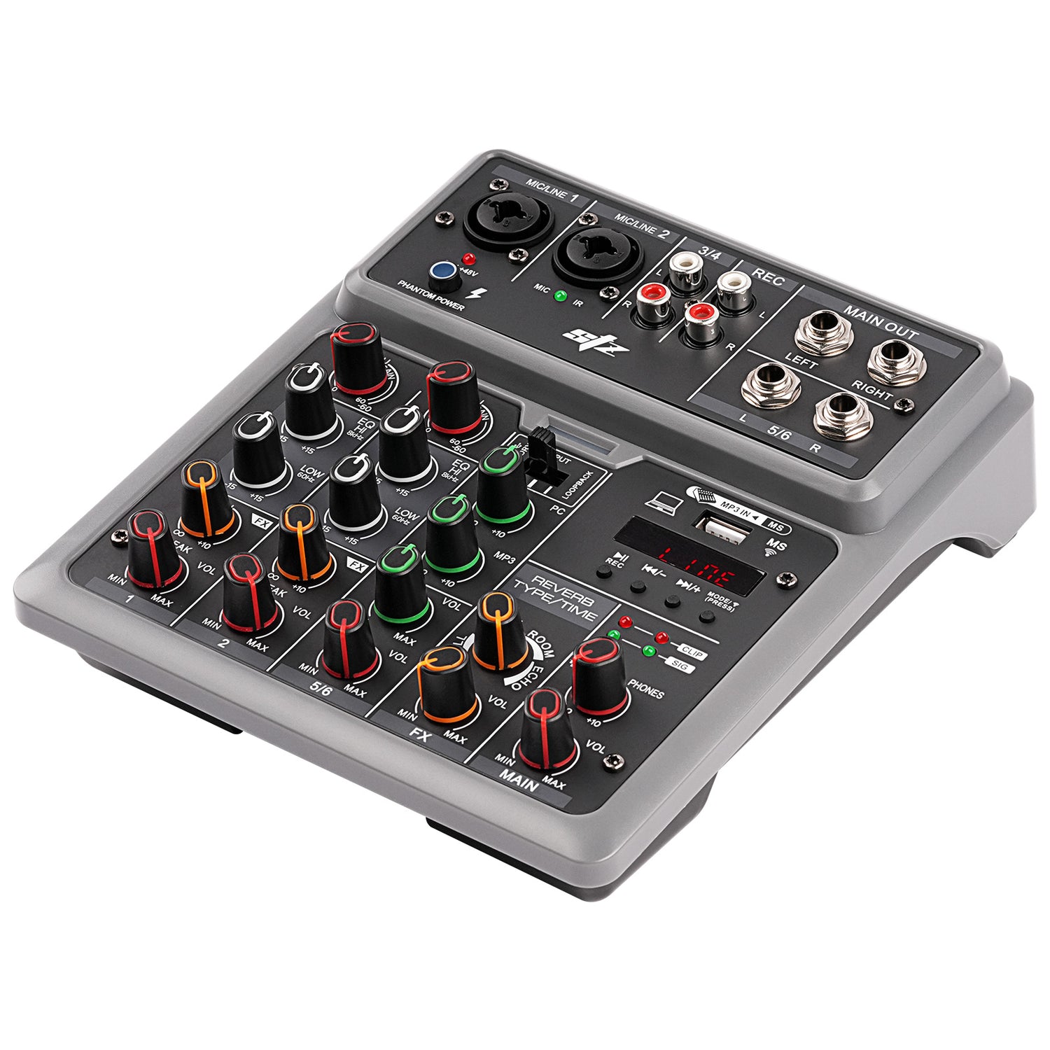 UHF Wireless Mix Audio Mixer (SZM-DM602)