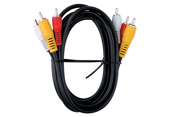 6 Ft. 3 RCA Male to 3 RCA Male Cable (V-175)