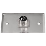 Duplex Metal Wall Plate XLR Female connection (WP-XLR-F1)
