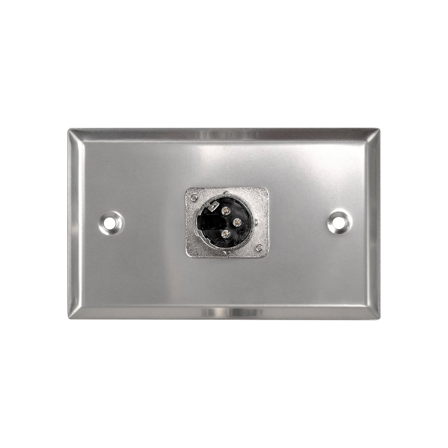 Metal Wall Plate XLR Male Connection (WP-XLR-M1)