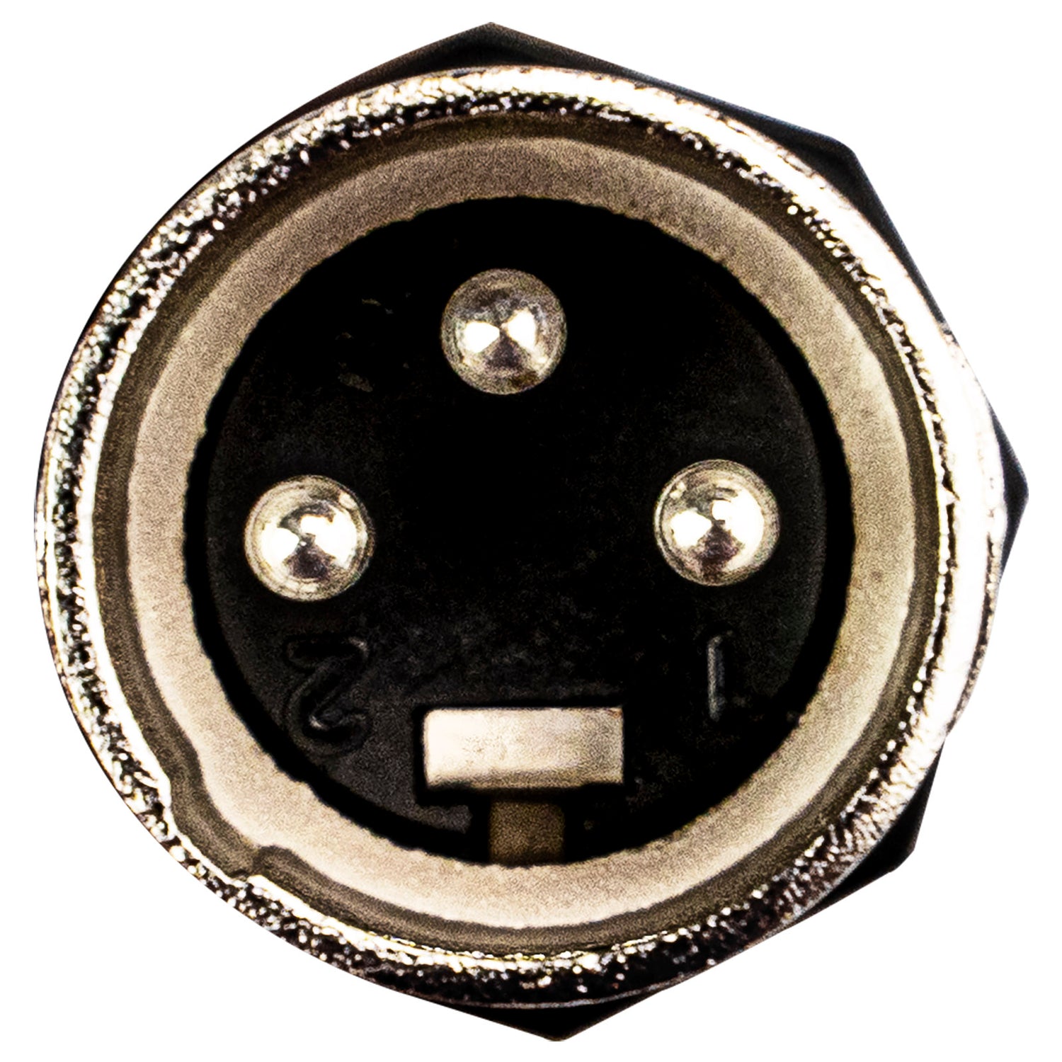 XLR Male Connector, Nickel Finish (X-1002)