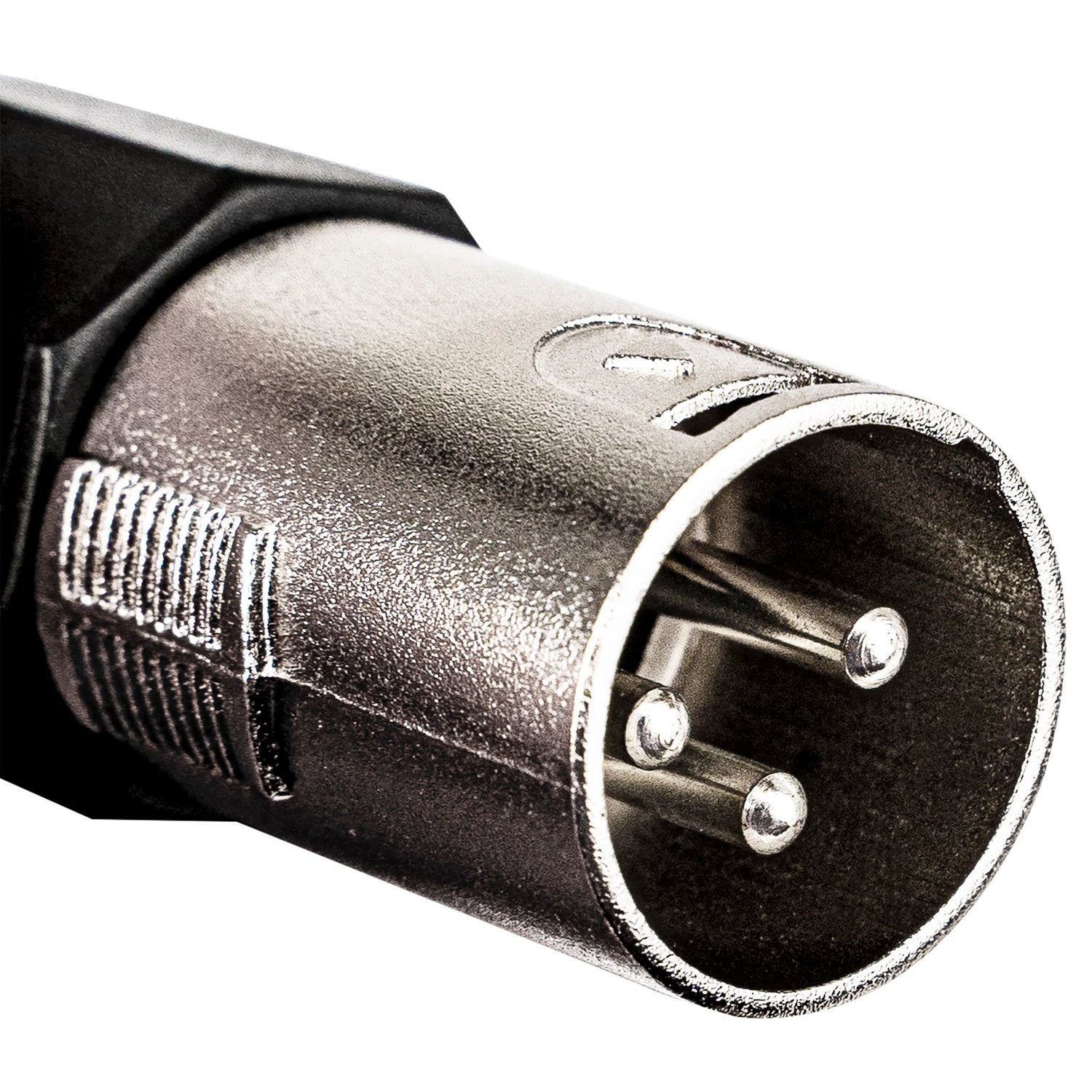 XLR Male Connector, Nickel Finish (X-1002)