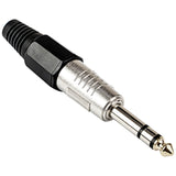 1/4" Stereo Plug Connector with Gold Tip (X-1133)