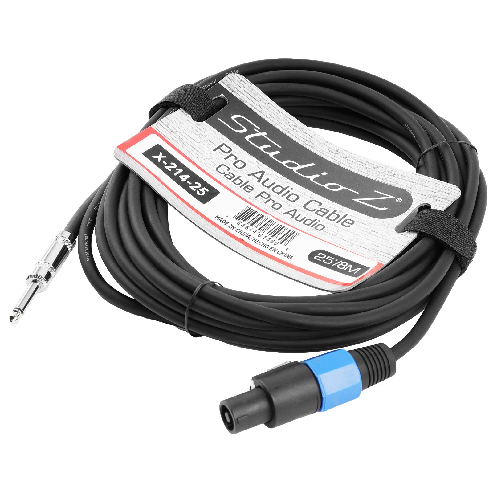 2 Wire SPKN to 1/4” Pro Audio Cable (X-214-25) – NipponAmerica