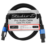 5 Wire SPKN Male to SPKN Male Pro Audio Cable (X-371-1.5)