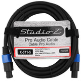 5 Wire SPKN Male to SPKN Male Pro Audio Cable (X-371-5)
