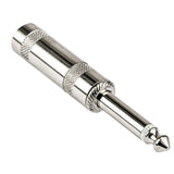 1/4" Mono Plug Connector with Silver Tip (X-571)