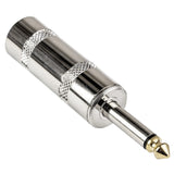 1/4" Mono Plug Connector with Gold Tip (X-591G)