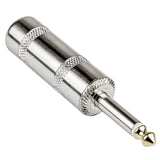1/4" Mono Plug Connector with Gold Tip (X-631GB)