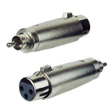 XLR Female to RCA Male Plug Connector (ZA-XLRF-RCAM)
