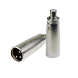 XLR Male to RCA Female Jack Connector (ZA-XLRM-RCAF)