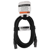 3 Pin XLR Male to XLR Female DMX Cable (ZDMX-3XLRMF-20B)