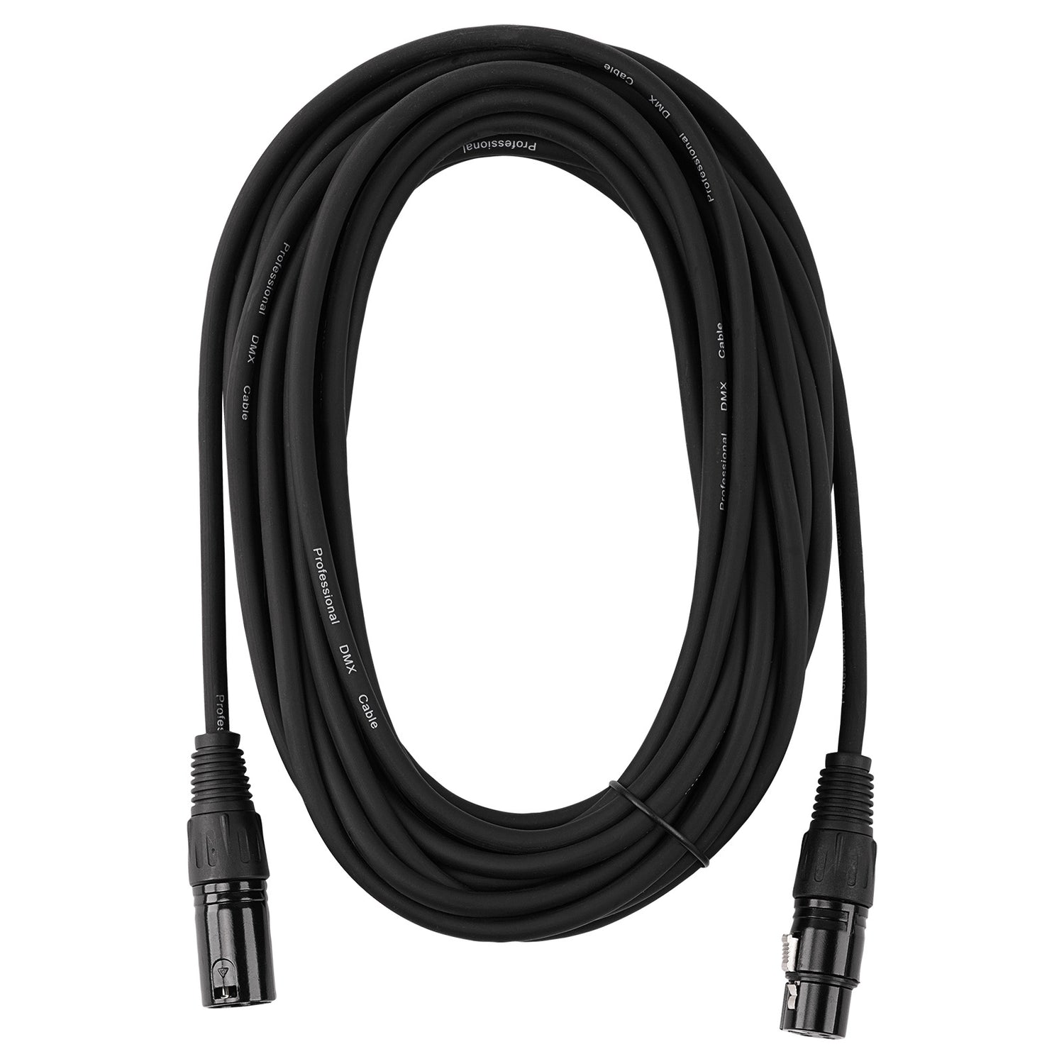 3 Pin XLR Male to XLR Female DMX Cable (ZDMX-3XLRMF-30B)