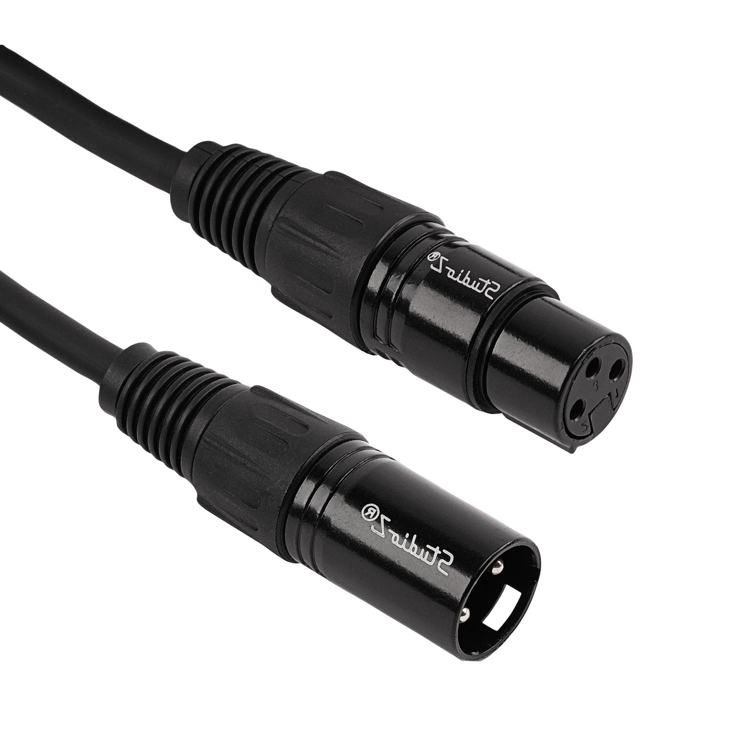 3 Pin XLR Male to XLR Female DMX Cable (ZDMX-3XLRMF-20B)