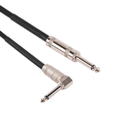 10' 1/4" to 1/4" Right Angle Pro Audio Cable (ZICM-241414MR-10)