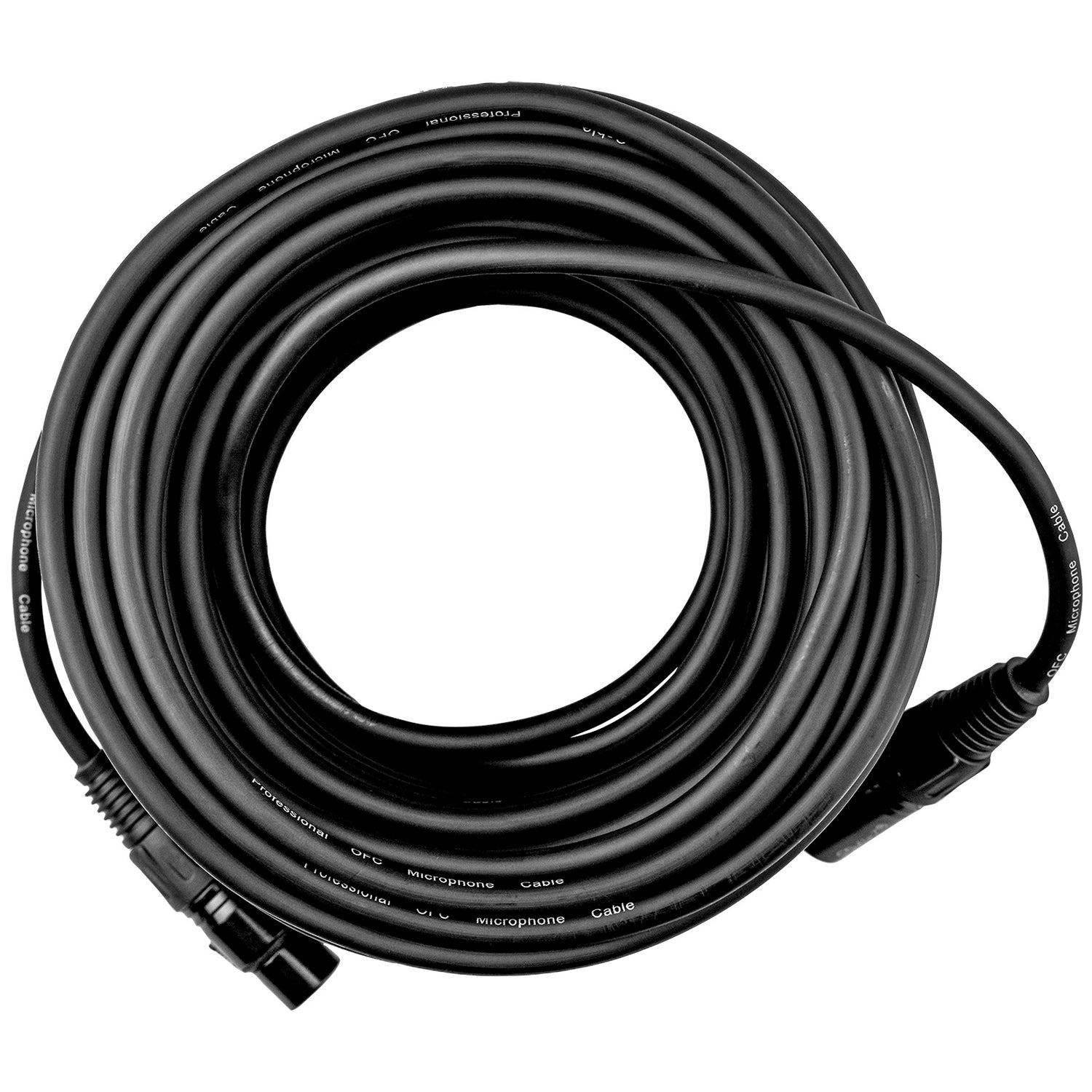 100' 3 Pin XLR Male to 3 Pin XLR Female, Microphone Cable (ZMC-24XMXF-100BP)